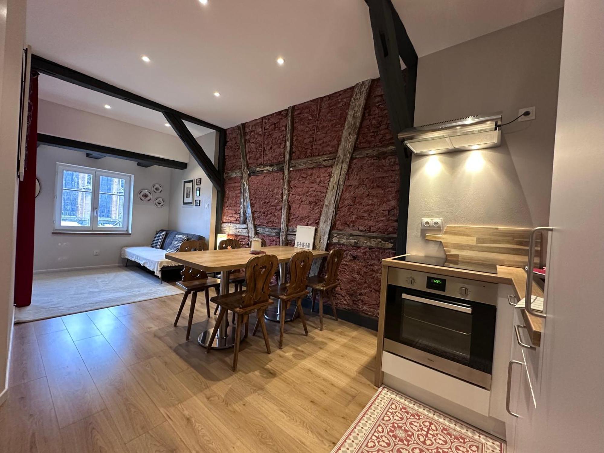 B'M Gretel - Duplex 4 Pers - Vue Cathedrale - Centre Historique 科尔马 外观 照片